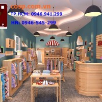 Dự án thiết kế và thi công nội thất shop thời trang - Anh Mậu